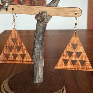 Koa Mauna Earrings